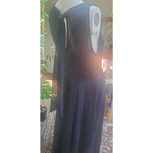 Hobbs Alexis Maxi Dress, Navy Blue, NWT Size 10* - Picture 9 of 14